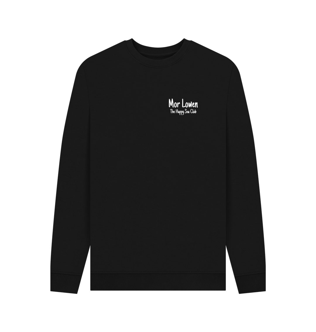 Black Happy Sea Club Sweater