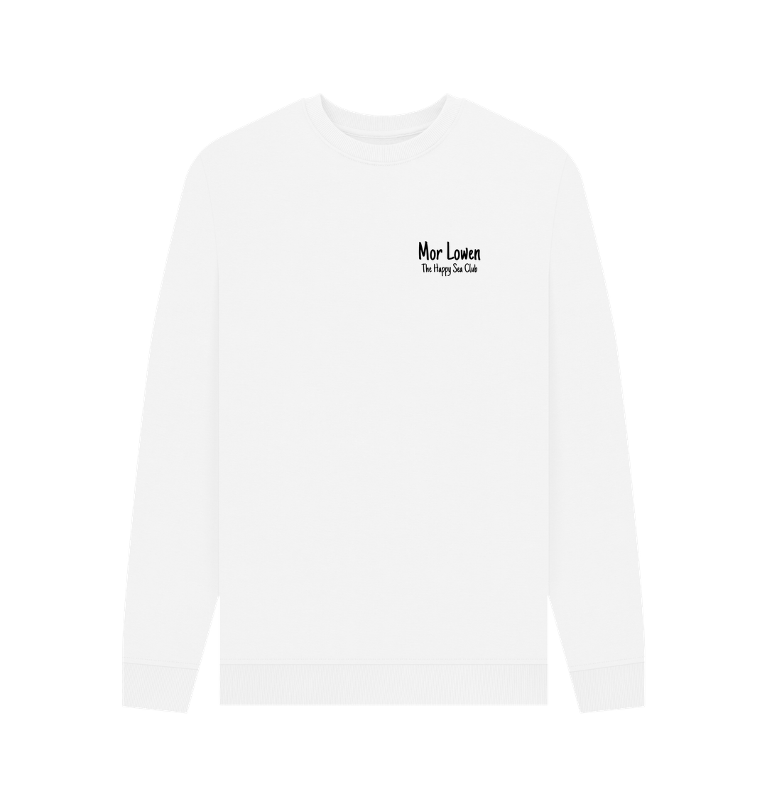 White The Happy Sea Club Sweater White