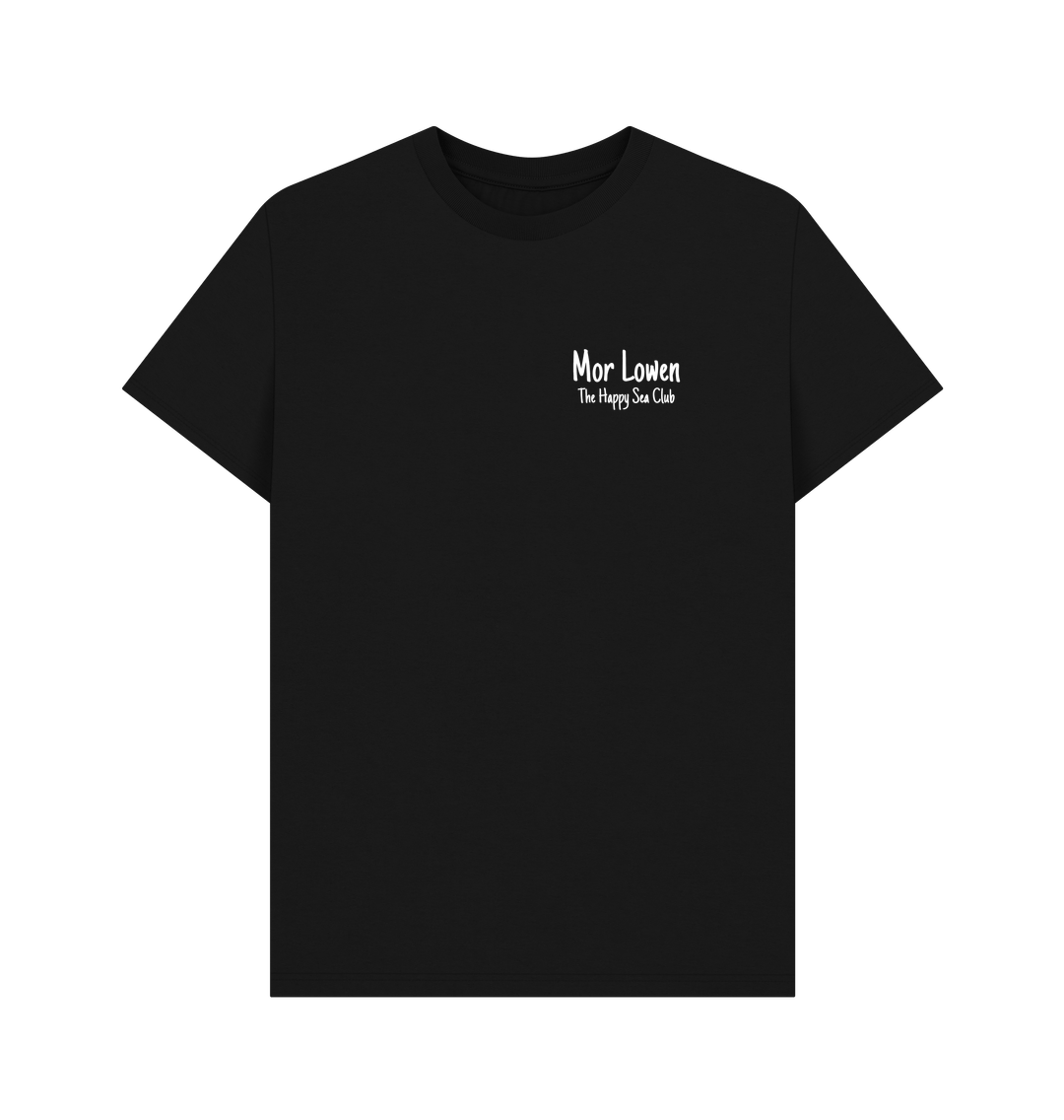 Black Reverse Happy Sea Club Tee