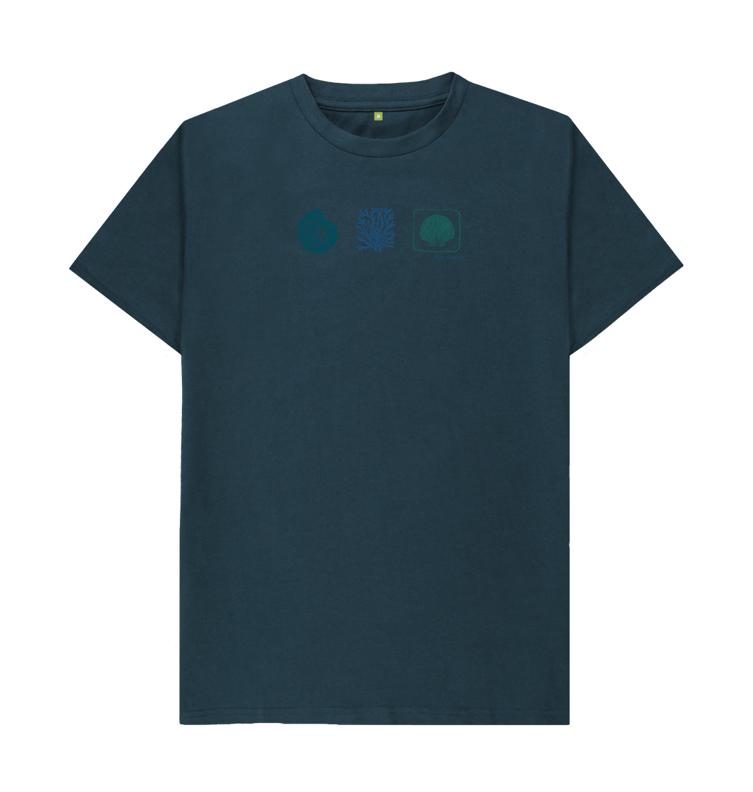 Denim Blue Seabed Treasures - Regular Tee